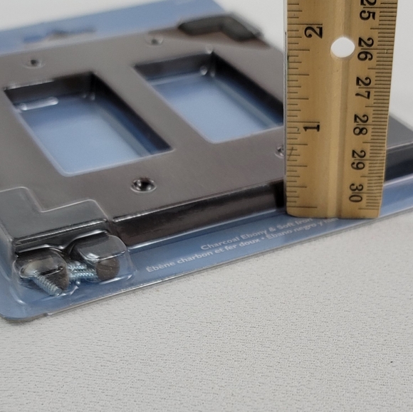 (4) Brainerd ROWLAND Double Decorator 66265 Charcoal Ebony & Soft Iron - Picture 7 of 13